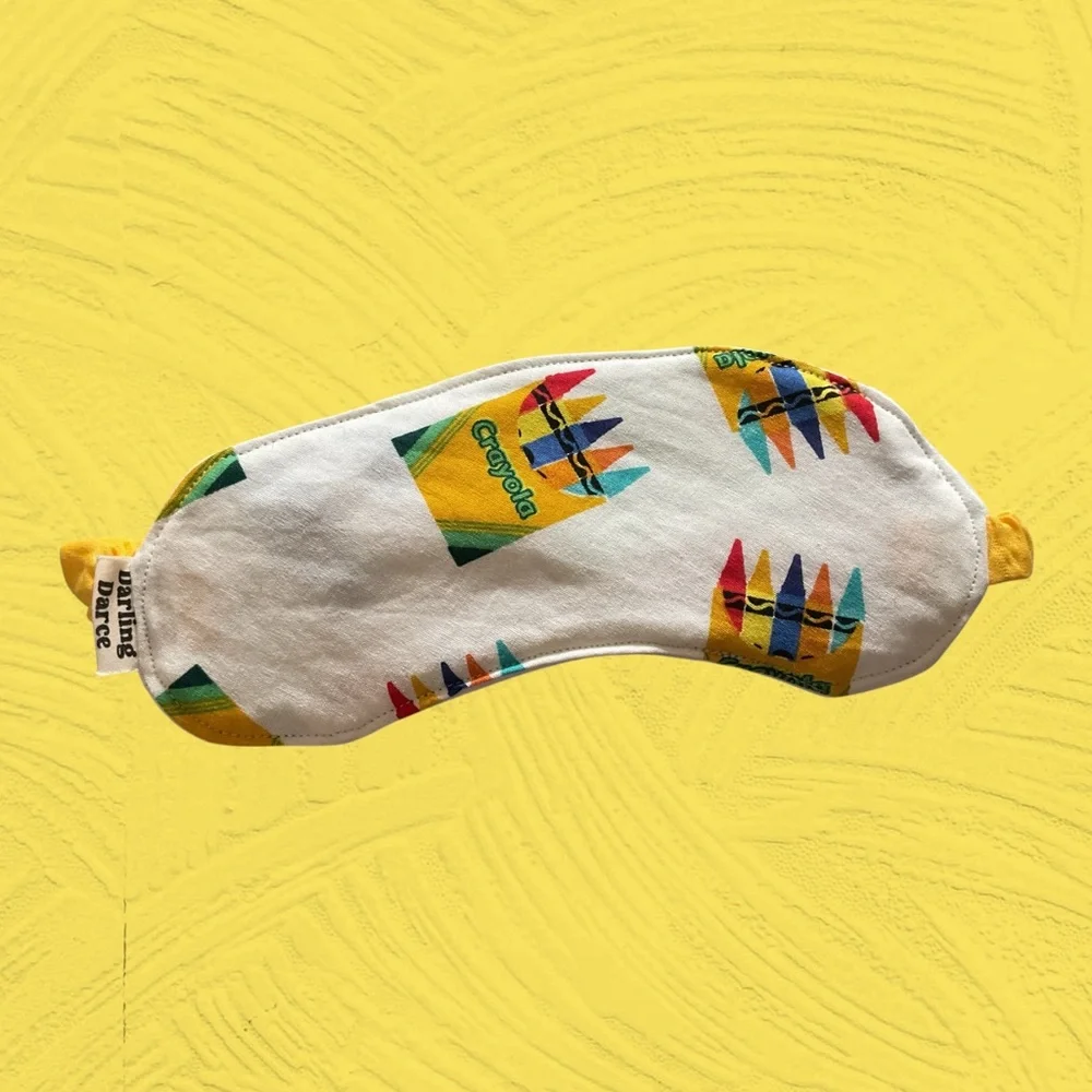New Crayon Pattern Kids Sleep Mask